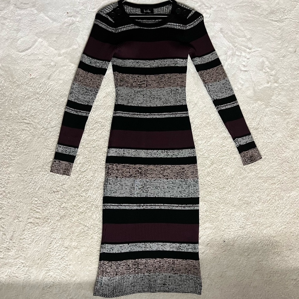 Pattern Sweater Dress